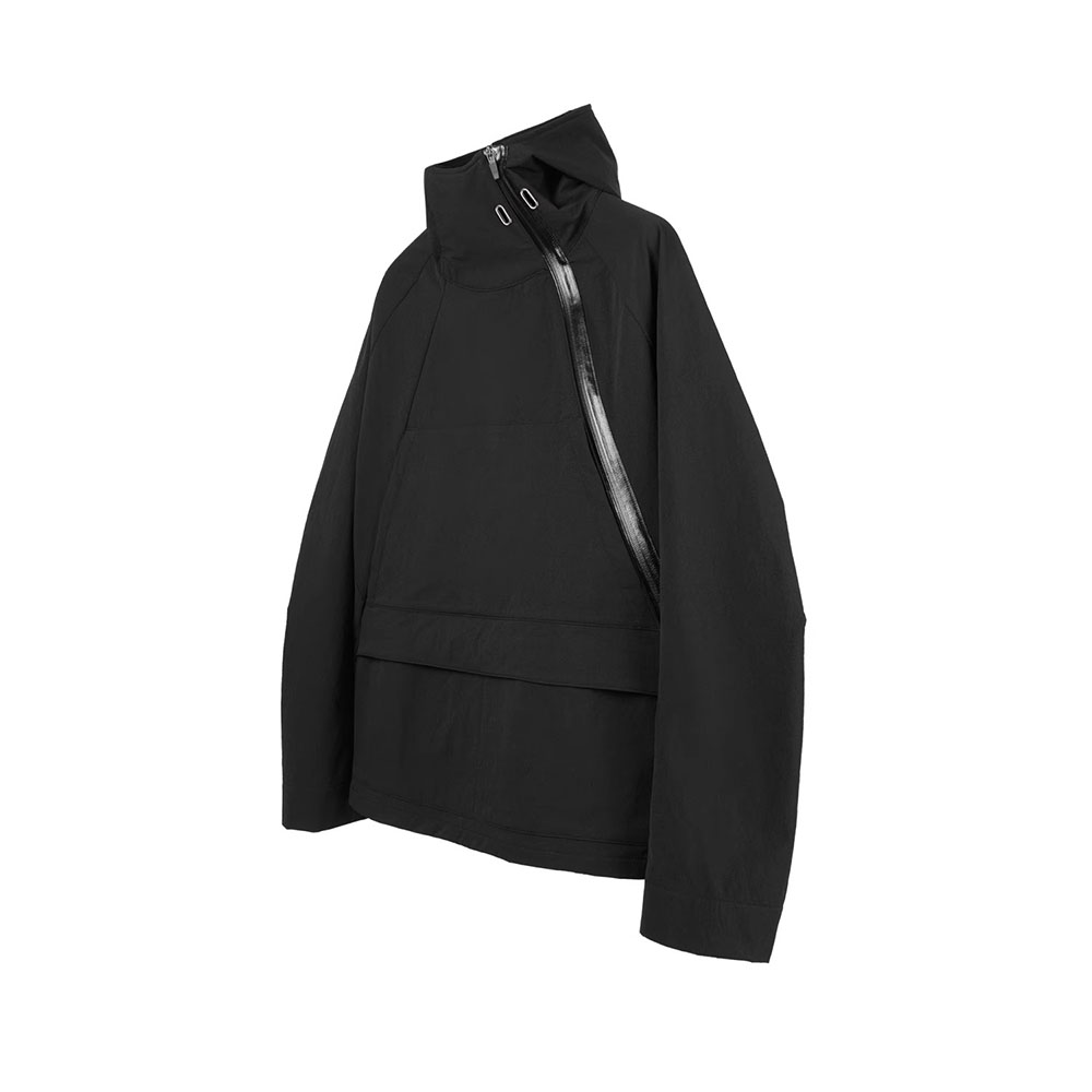 COMMON/DIVISOR/Dalvik/Double diagonal zipper multi pocket hooded jacket ...